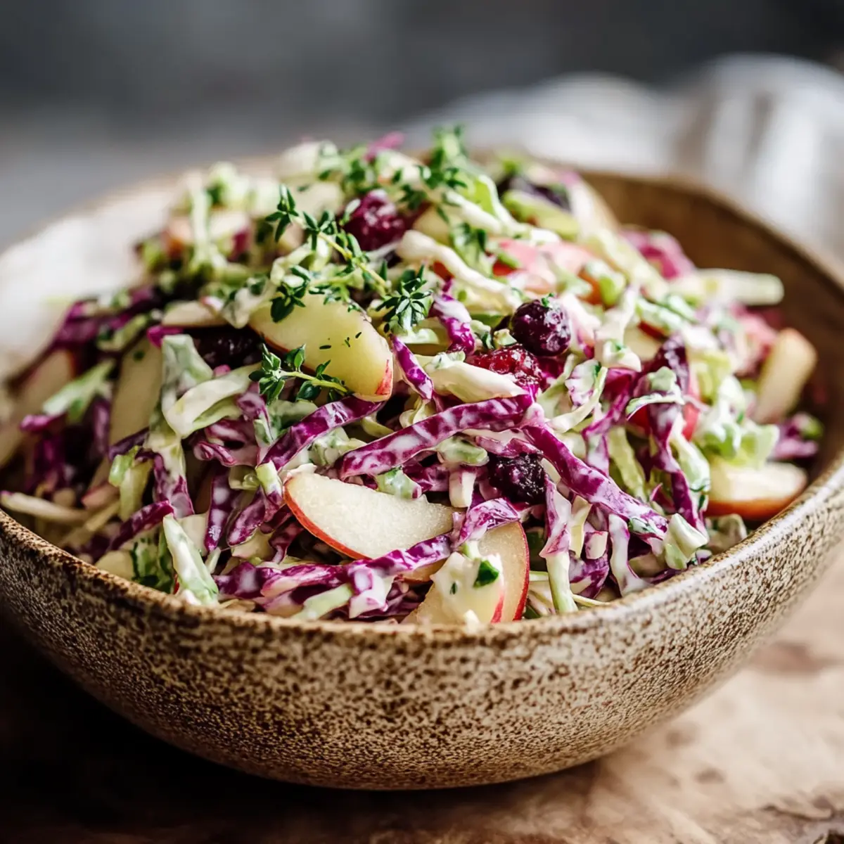 Cranberry Apple Coleslaw