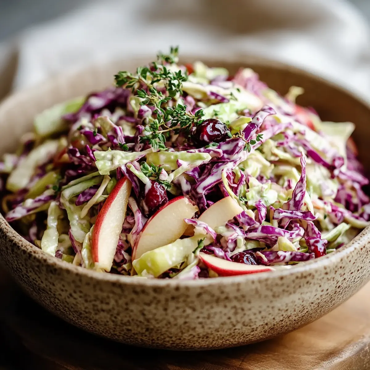 Cranberry Apple Coleslaw