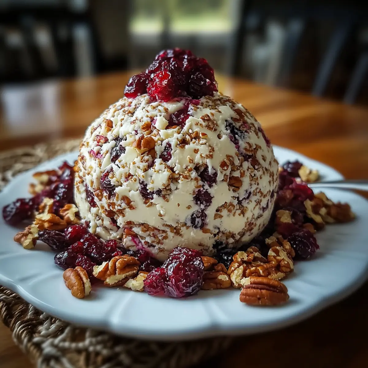 Cranberry and Pecan Cheese Ball