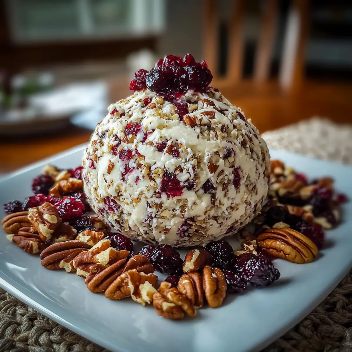 Cranberry and Pecan Cheese Ball