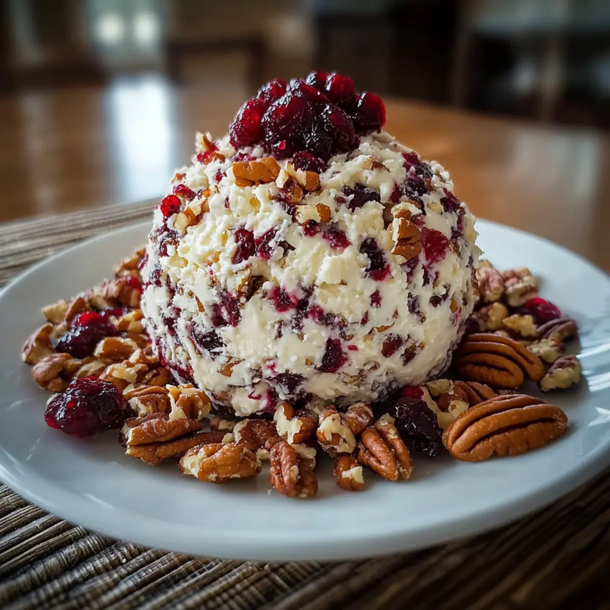 Cranberry and Pecan Cheese Ball