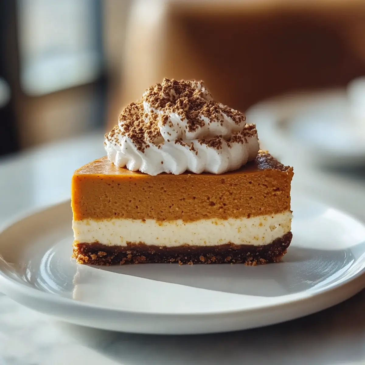 Creamy No Bake Pumpkin Cheesecake