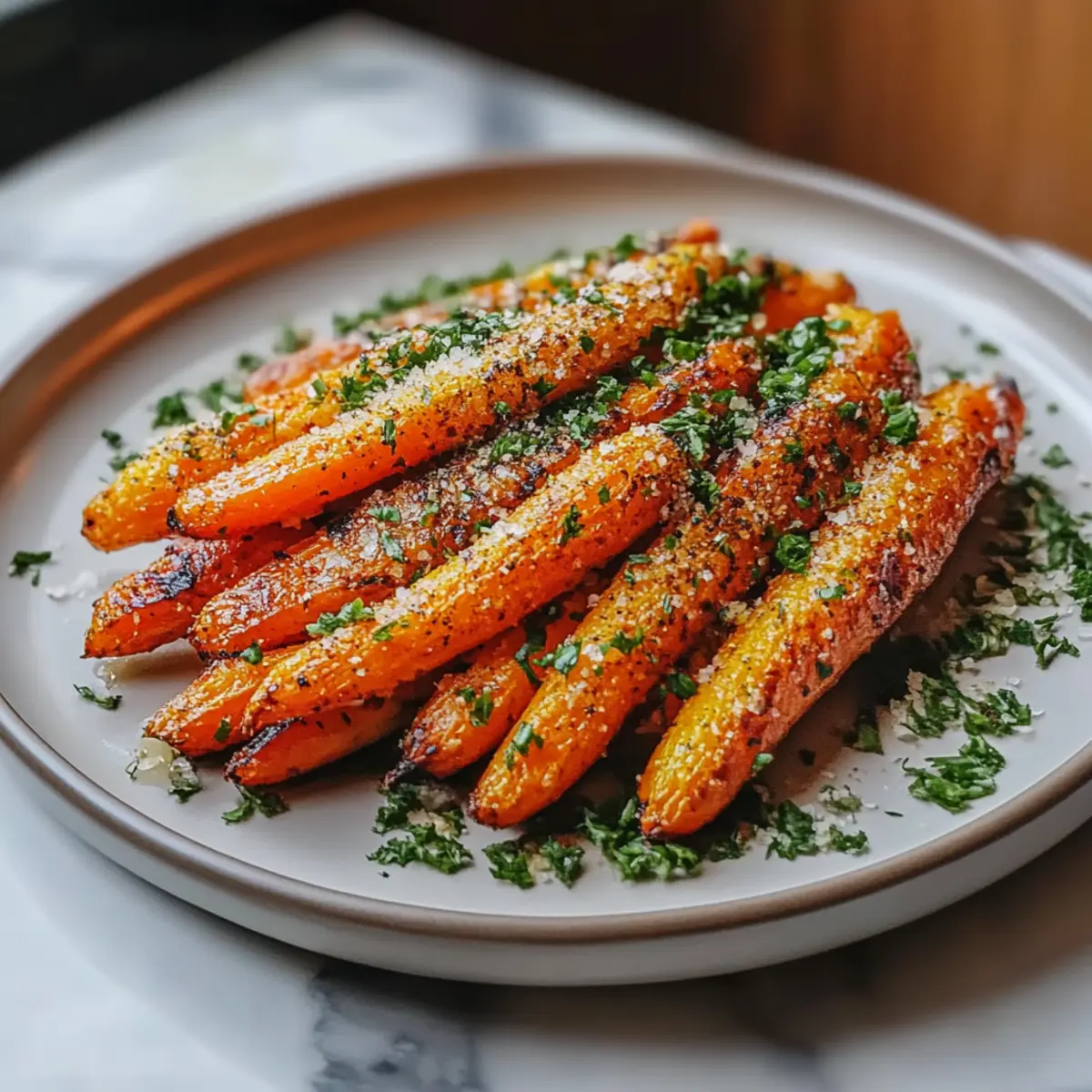 Crispy Smashed Carrots