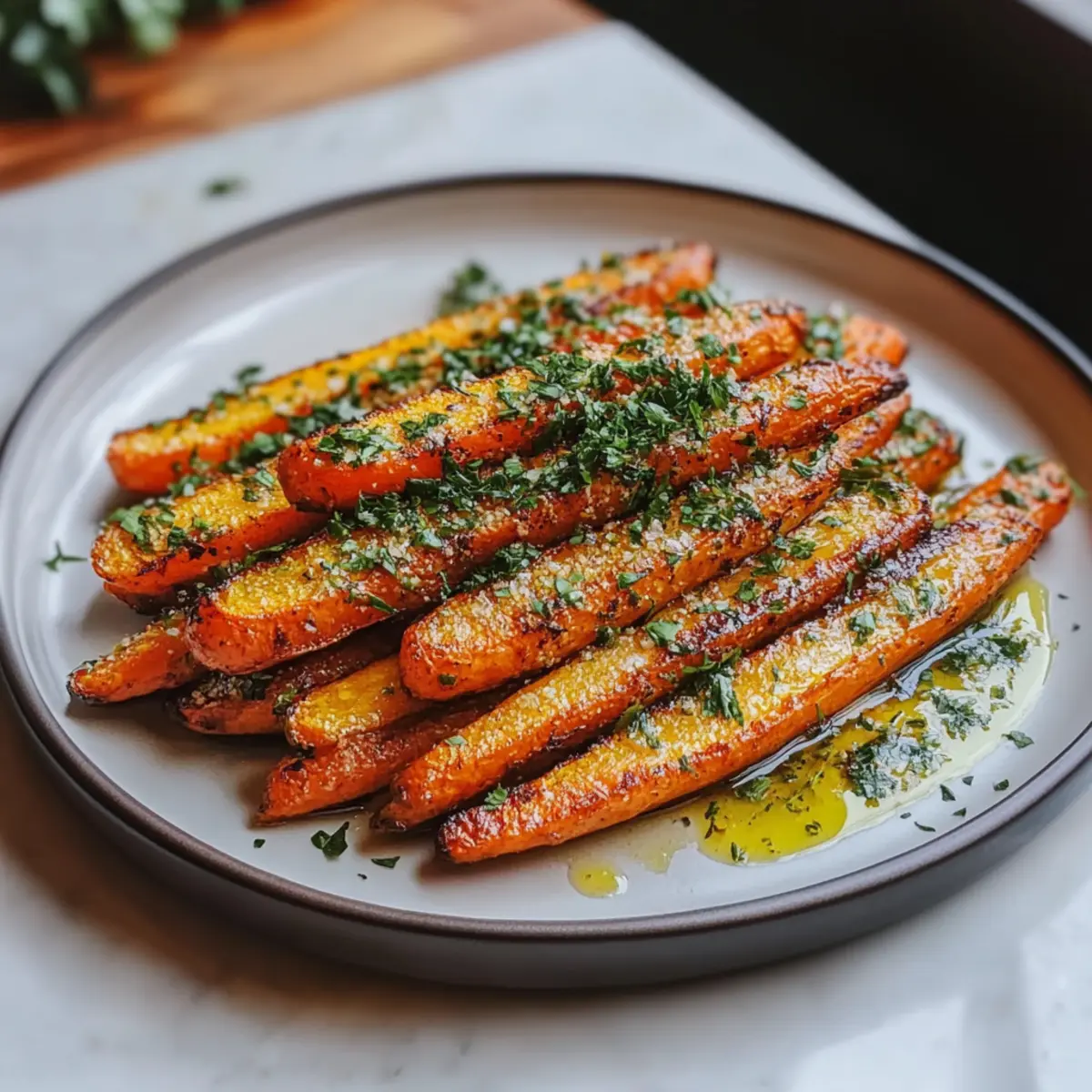 Crispy Smashed Carrots