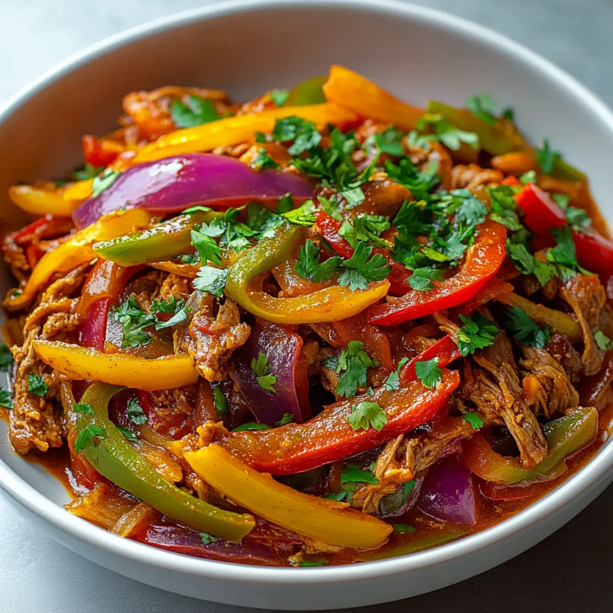 Crockpot Beef Fajitas