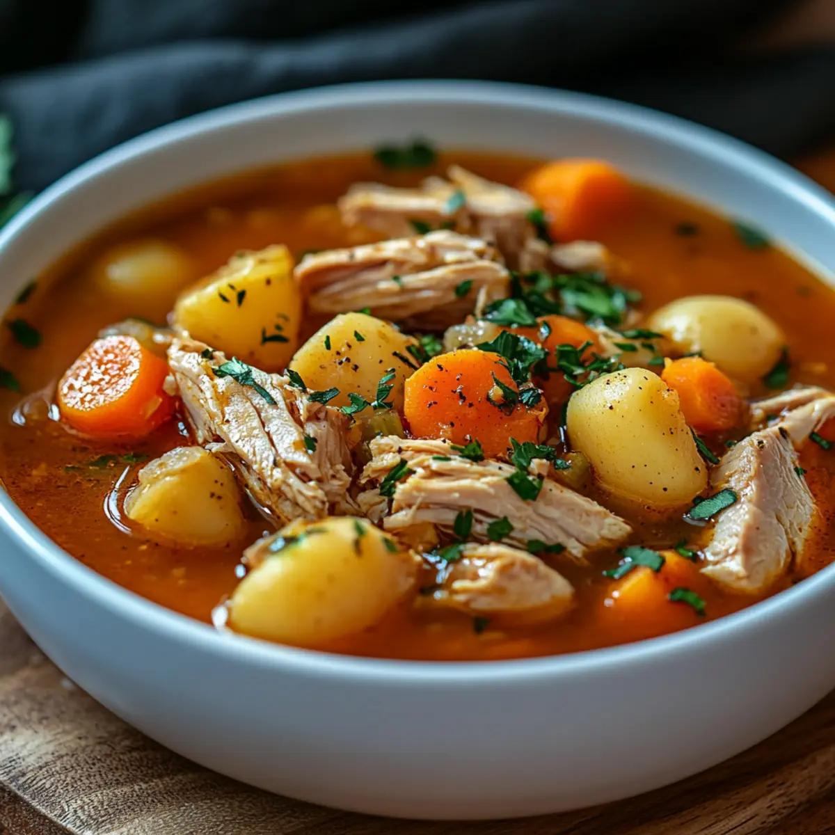 Crockpot Turkey Stew