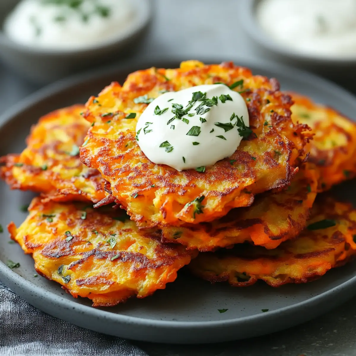 Healthy Carrot Fritters