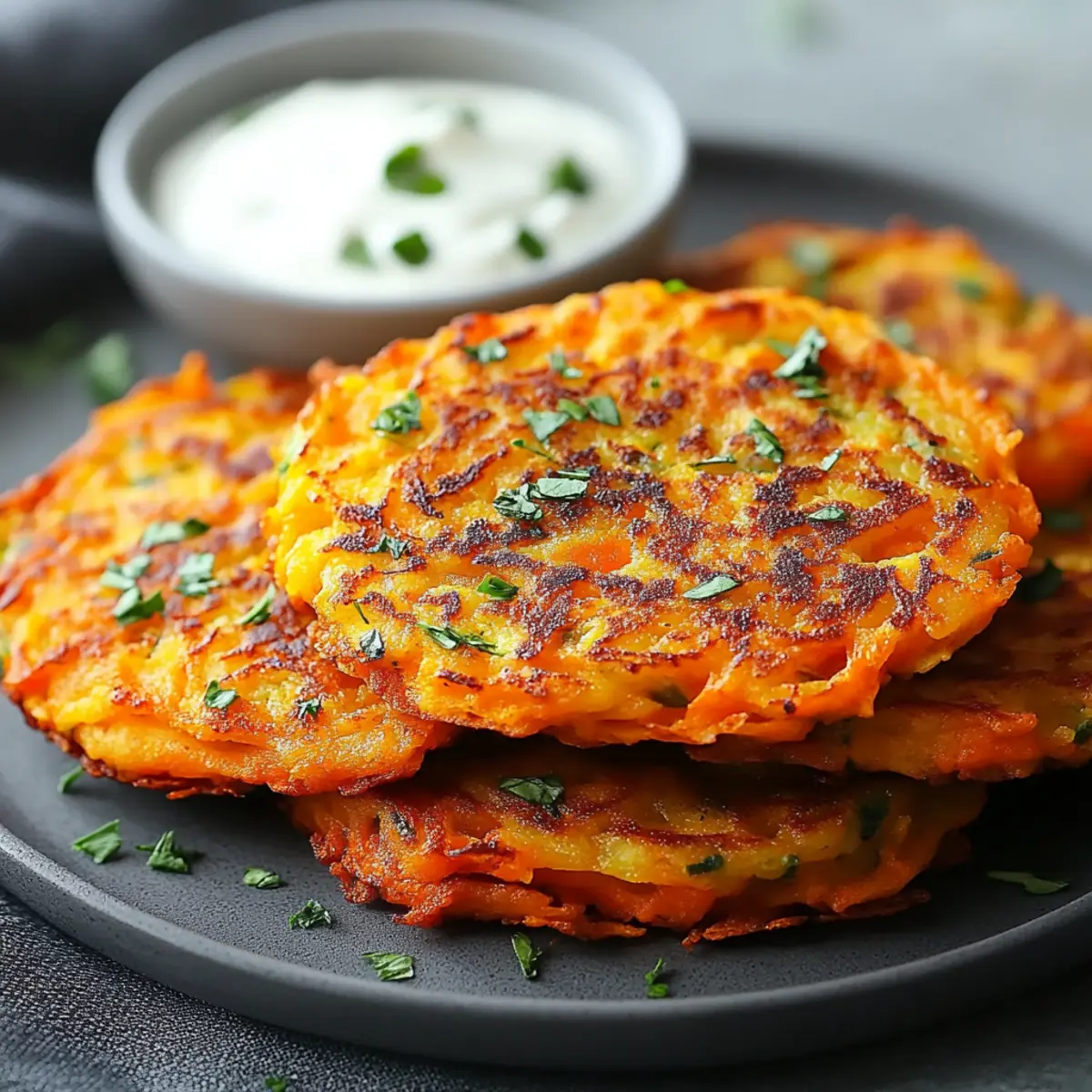 Healthy Carrot Fritters