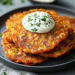 Healthy Carrot Fritters