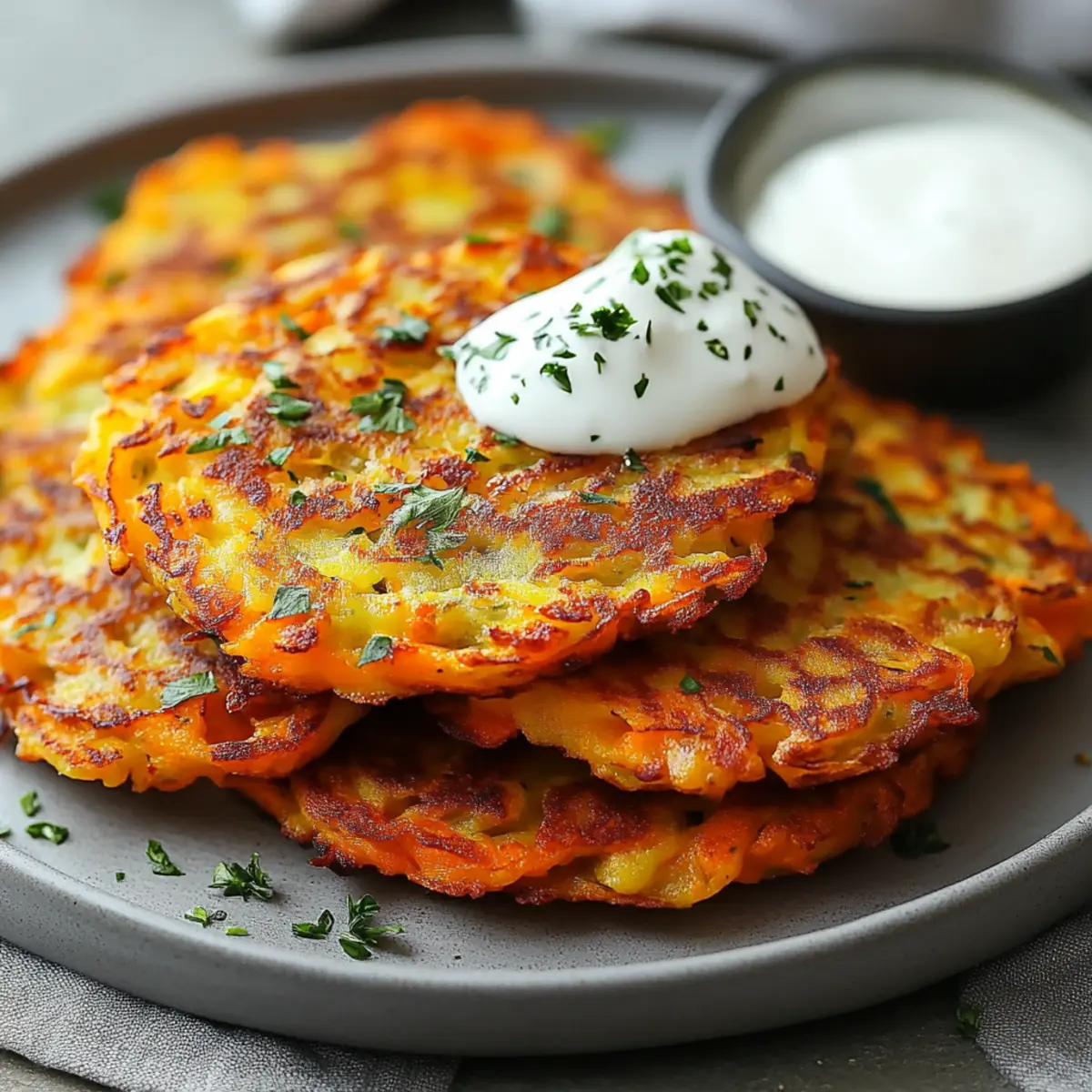 Healthy Carrot Fritters
