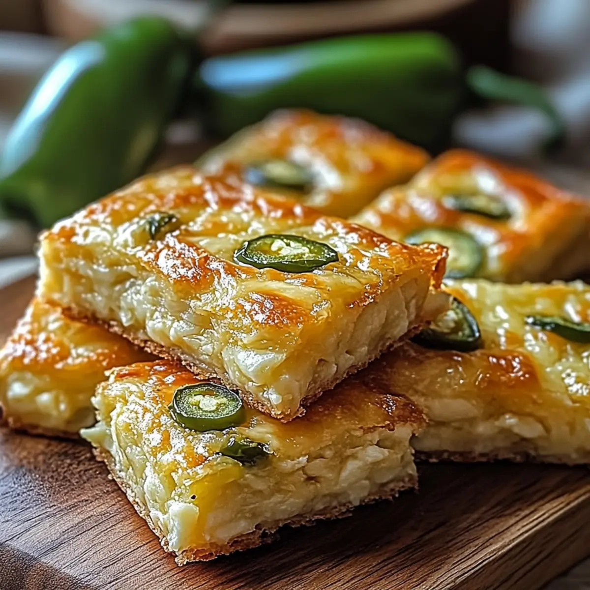 Jalapeno Cheese Squares