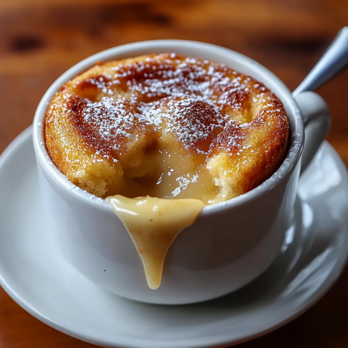 Melt-in-Your-Mouth Minute Apple Mug Cake