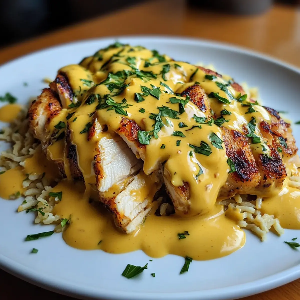 Mexican Chicken Smothered in Cheesy Sauce