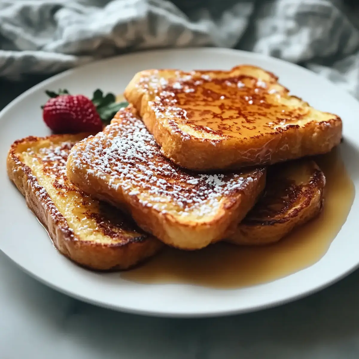 Overnight Crème Brûlée French Toast