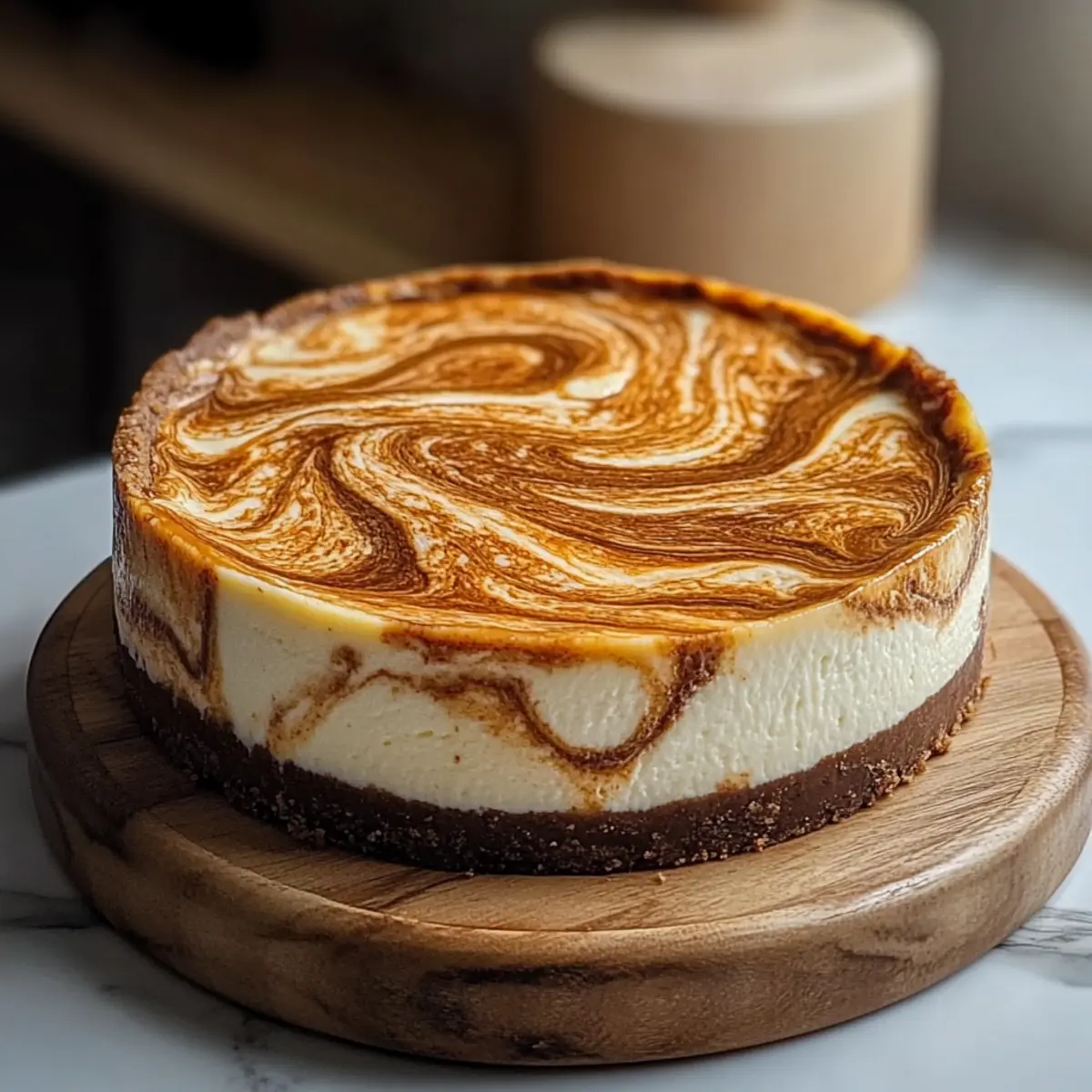 Pumpkin Swirl Cheesecake