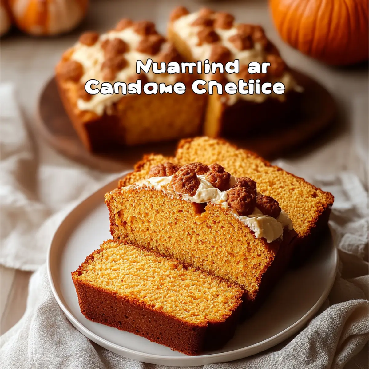 Pumpkin and Cream Cheese Bread