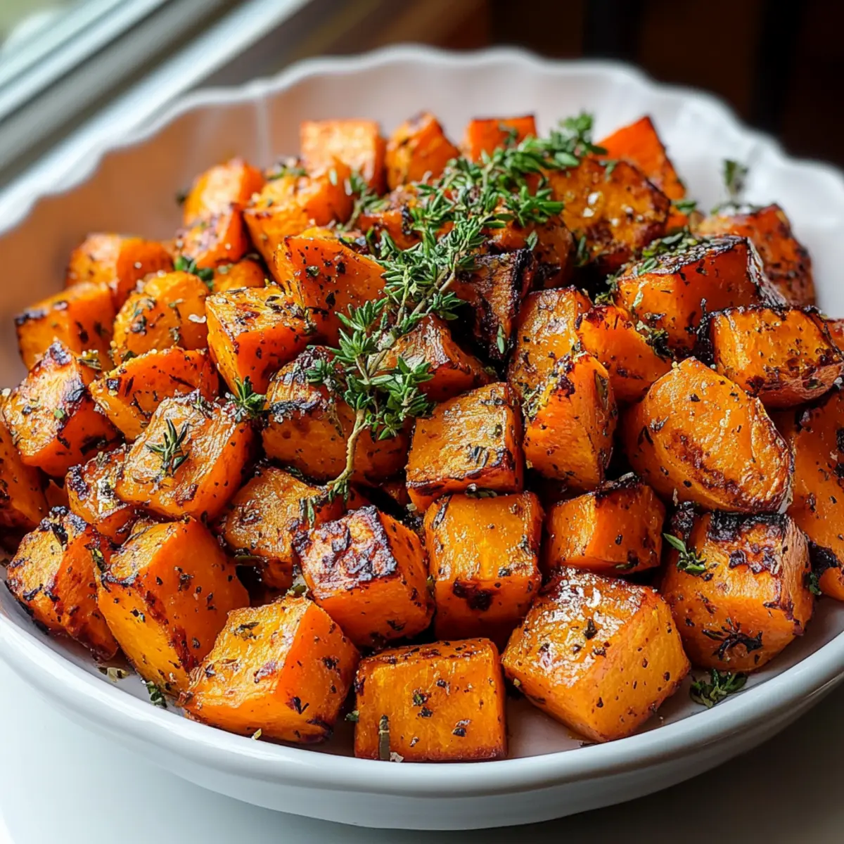 Roasted Sweet Potatoes Carrots Dish