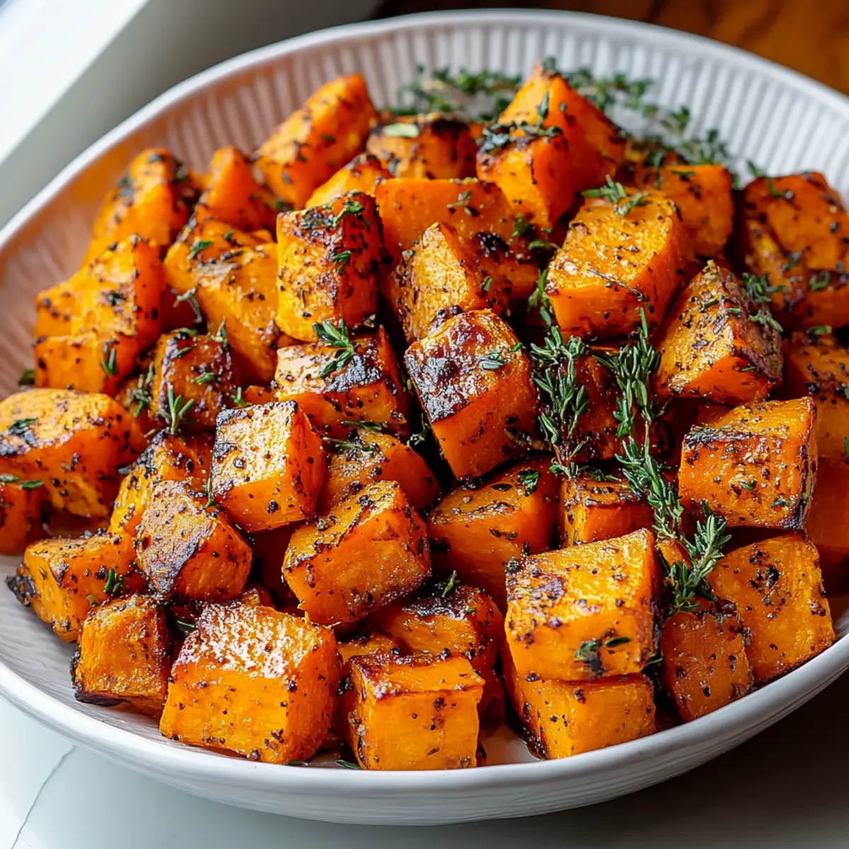 Roasted Sweet Potatoes Carrots Dish