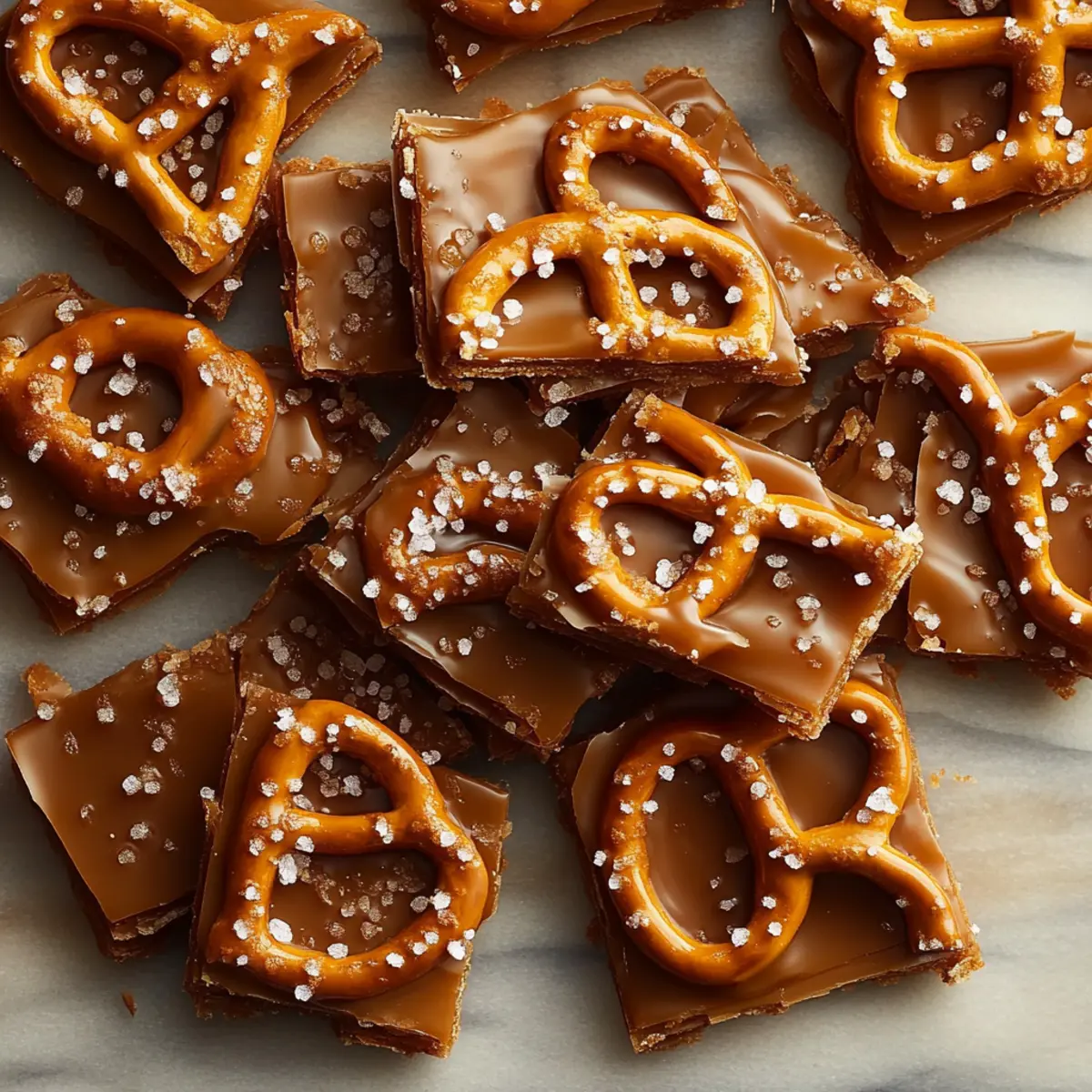 Salted Caramel Pretzel Bark
