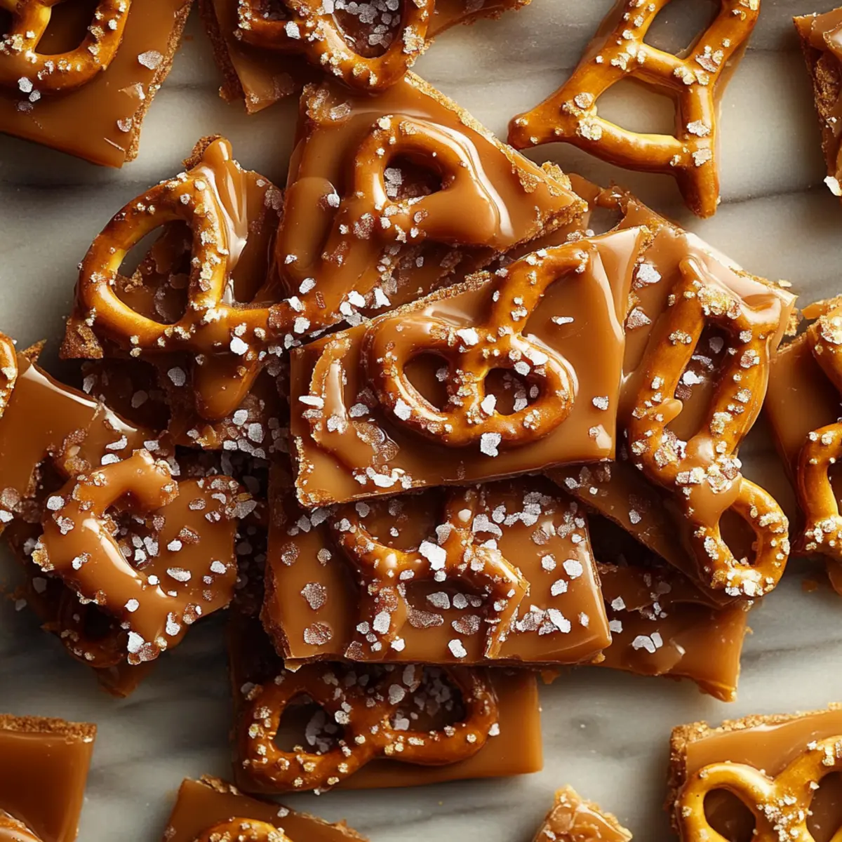 Salted Caramel Pretzel Bark