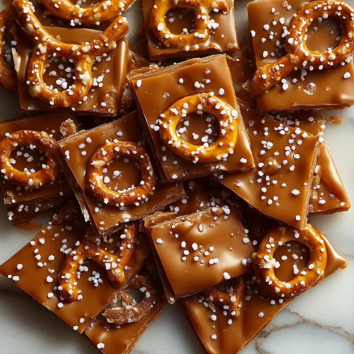 Salted Caramel Pretzel Bark