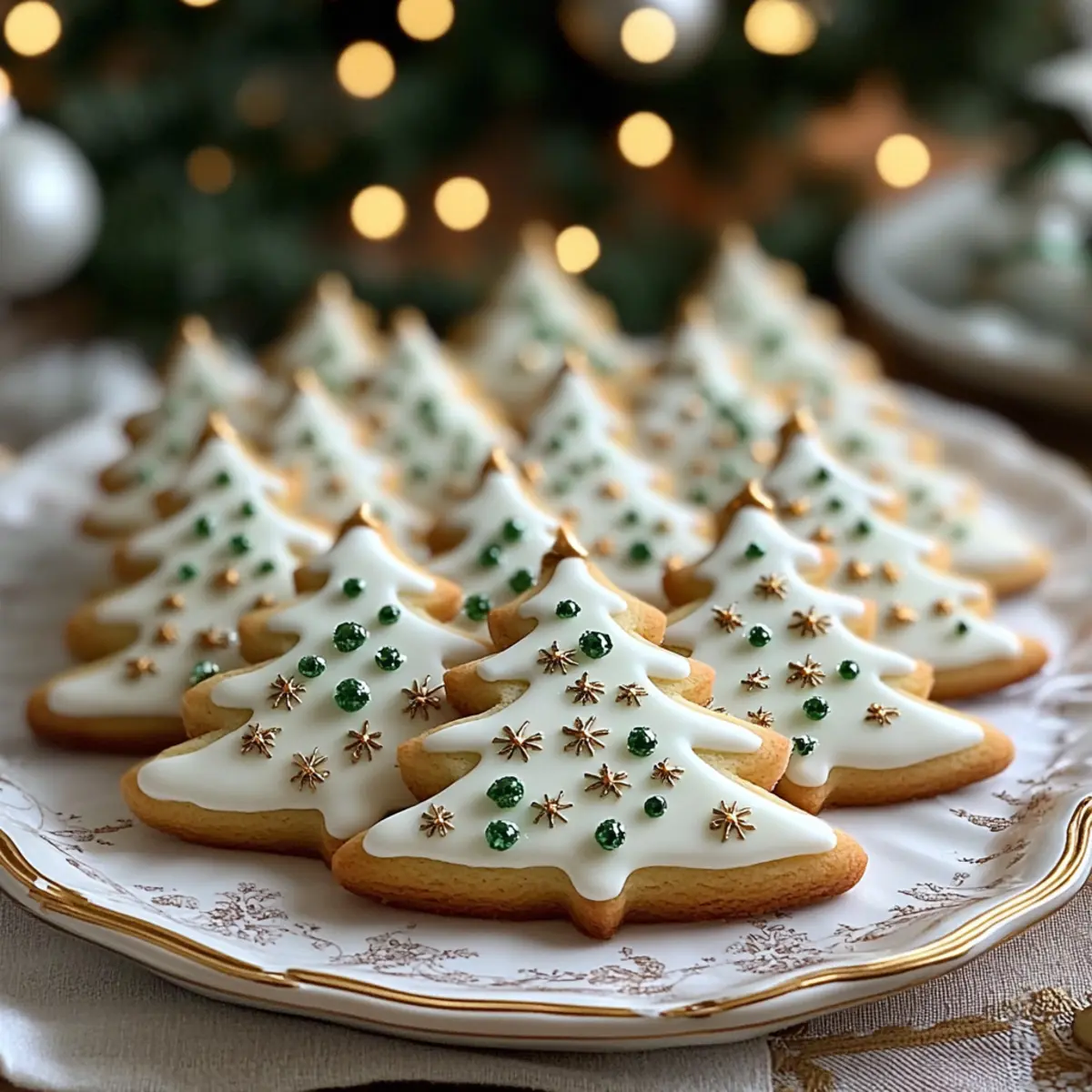 Sparkling Sugar Tree Cookies