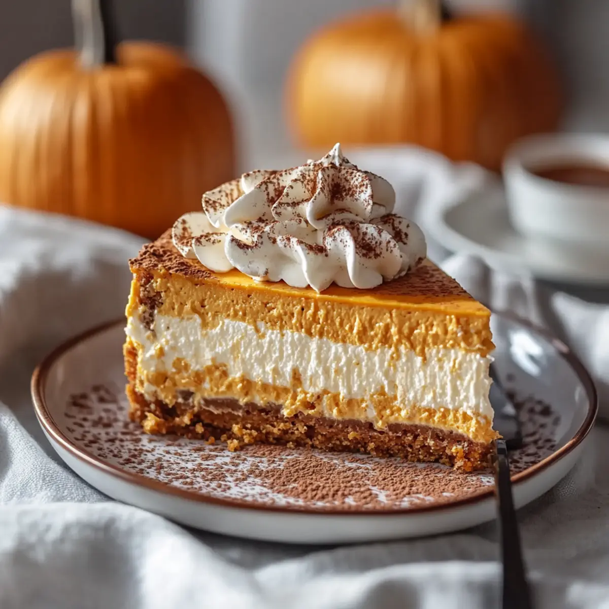 Thanksgiving Pumpkin Cheesecake