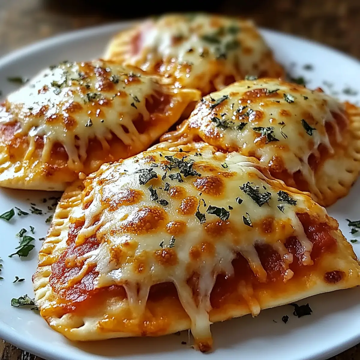 Cheesy Pizza Pockets