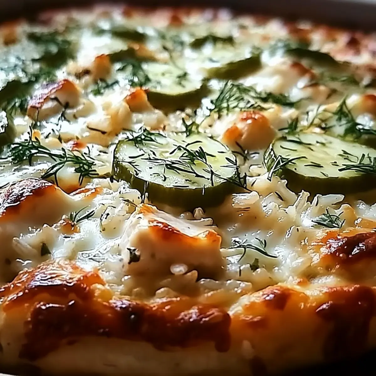 Chicken Tzatziki Rice Bake