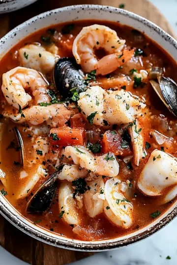 Cioppino Seafood Stew