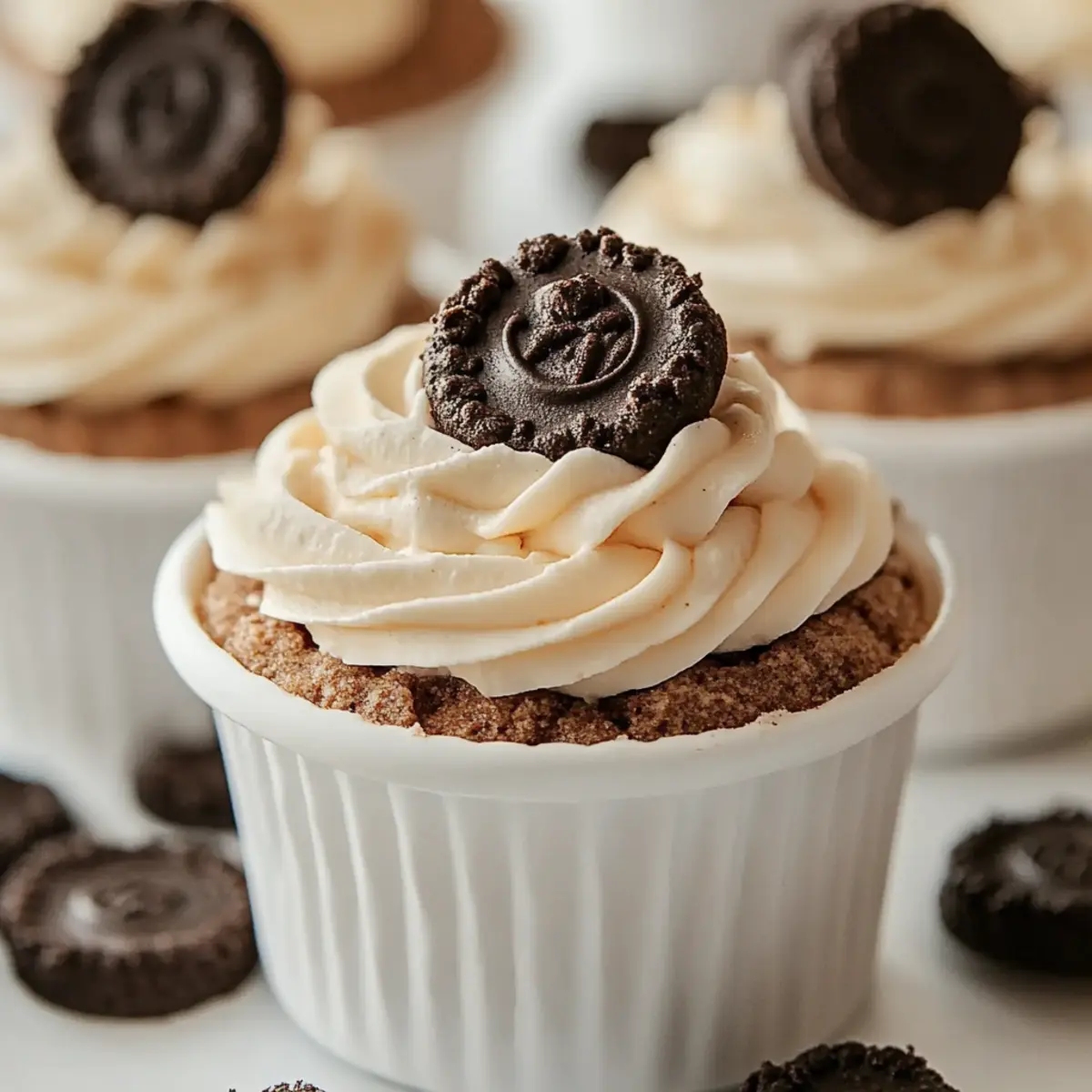 Cookies and Cream Creamy Mousse Cups