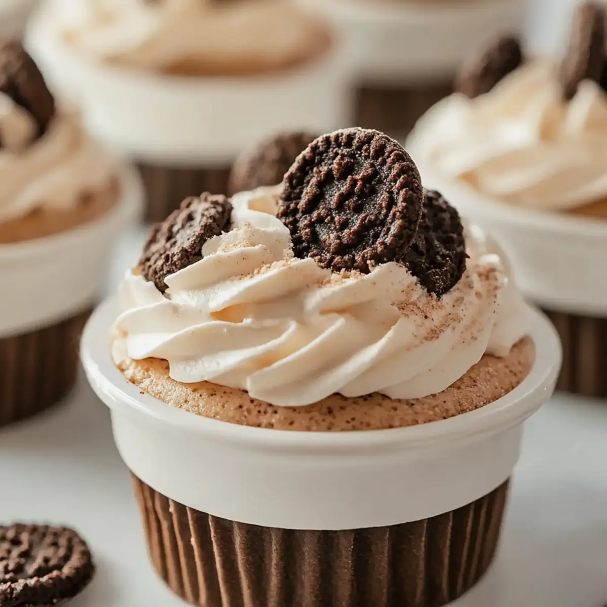 Cookies and Cream Creamy Mousse Cups