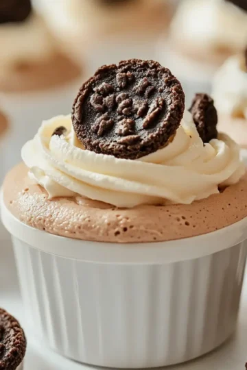 Cookies and Cream Creamy Mousse Cups