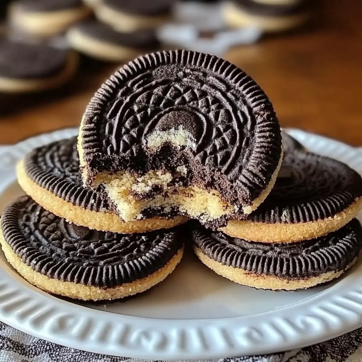 Copycat Crumbl Chocolate Oreo Cookies