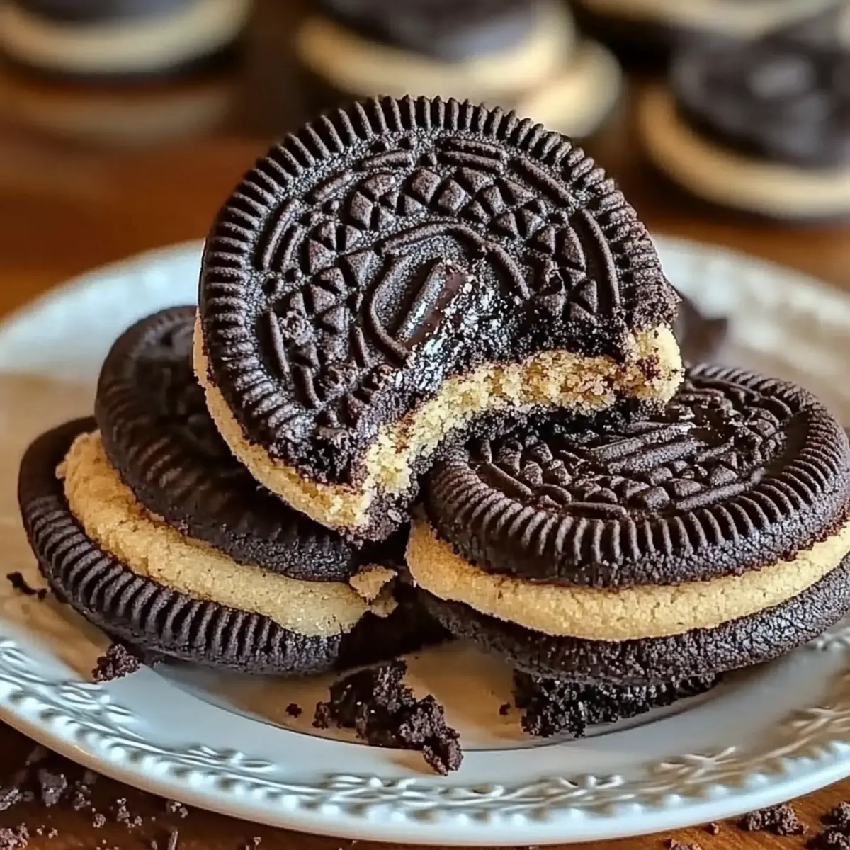 Copycat Crumbl Chocolate Oreo Cookies