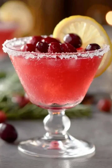 Cranberry Lemon Drop