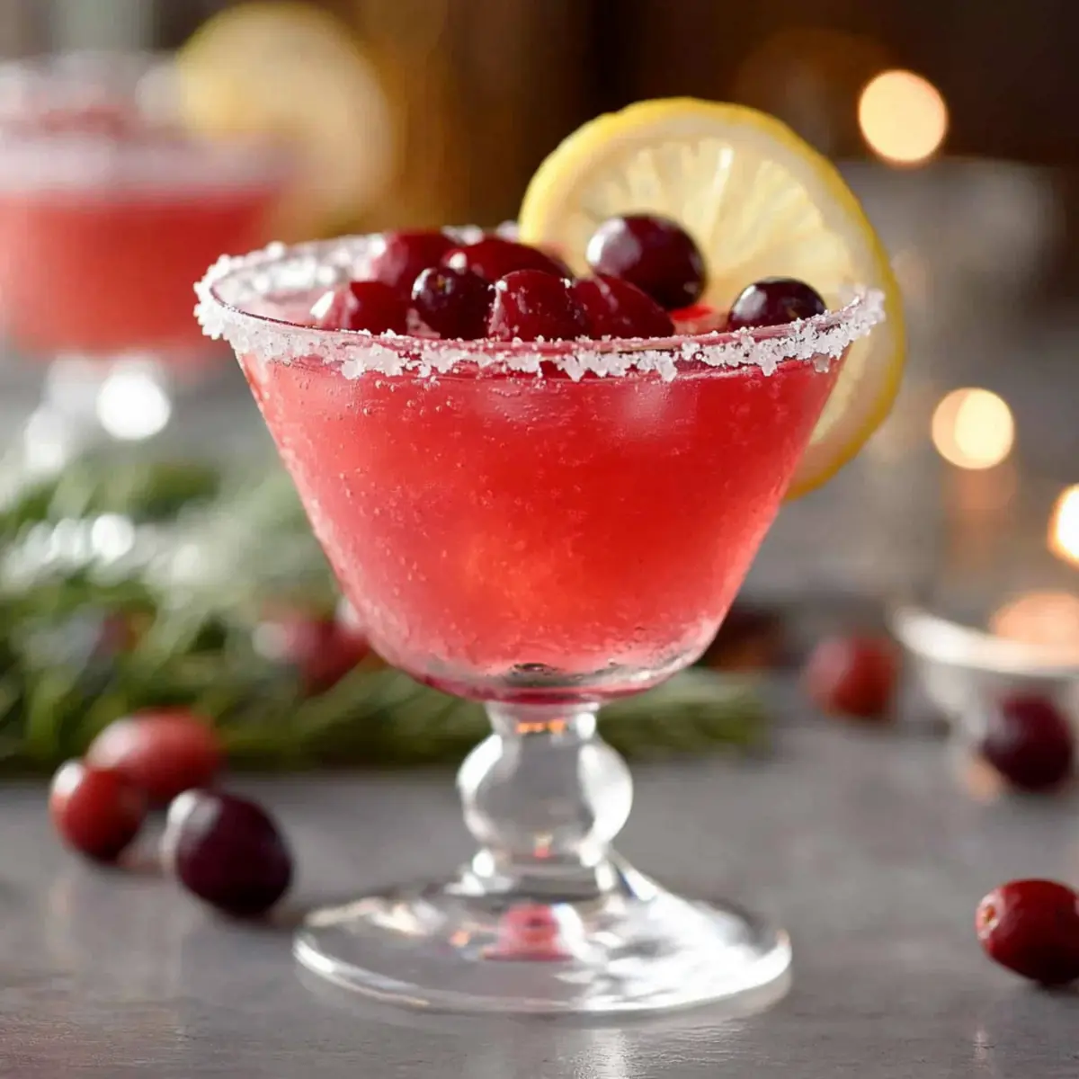 Cranberry Lemon Drop