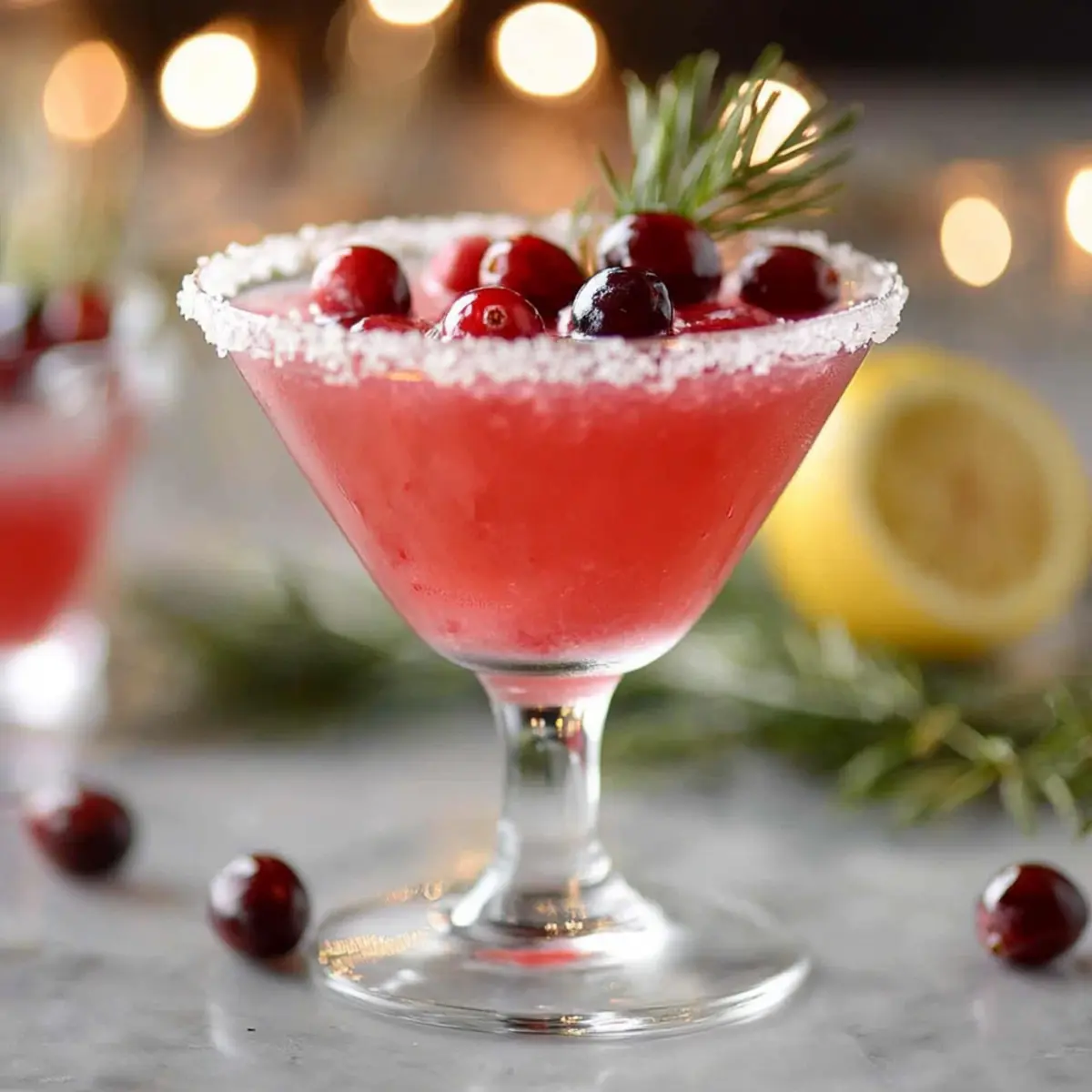 Cranberry Lemon Drop