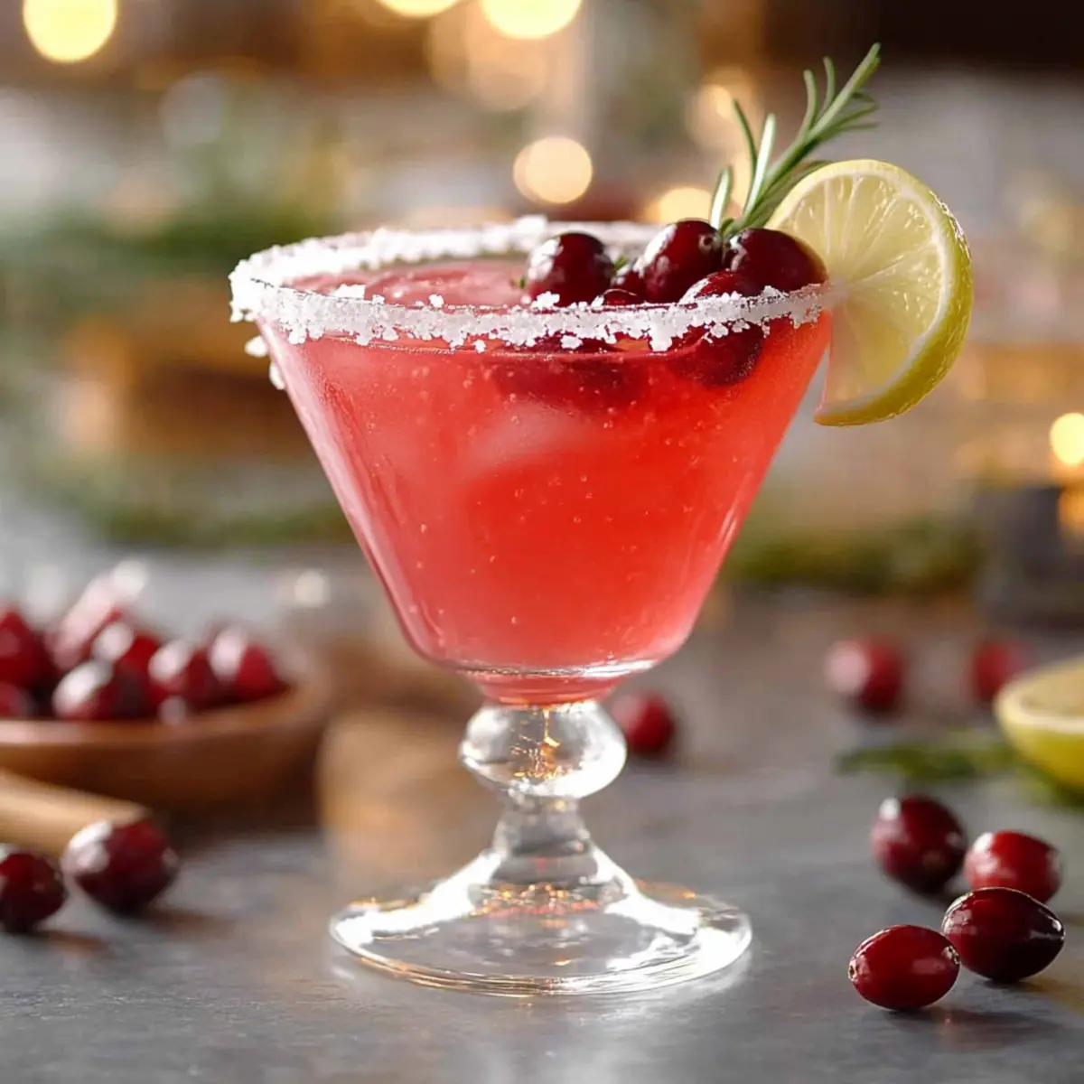 Cranberry Lemon Drop