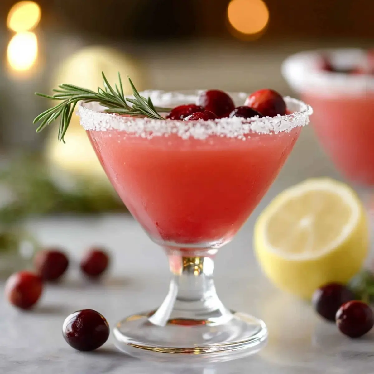 Cranberry Lemon Drop