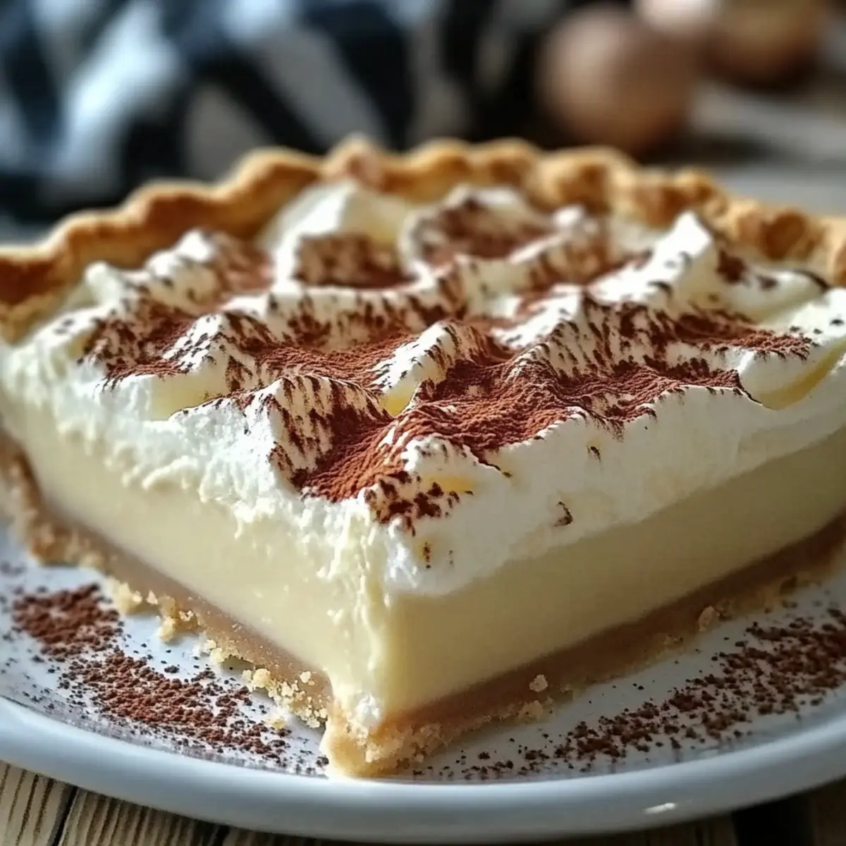 Eggnog Pie