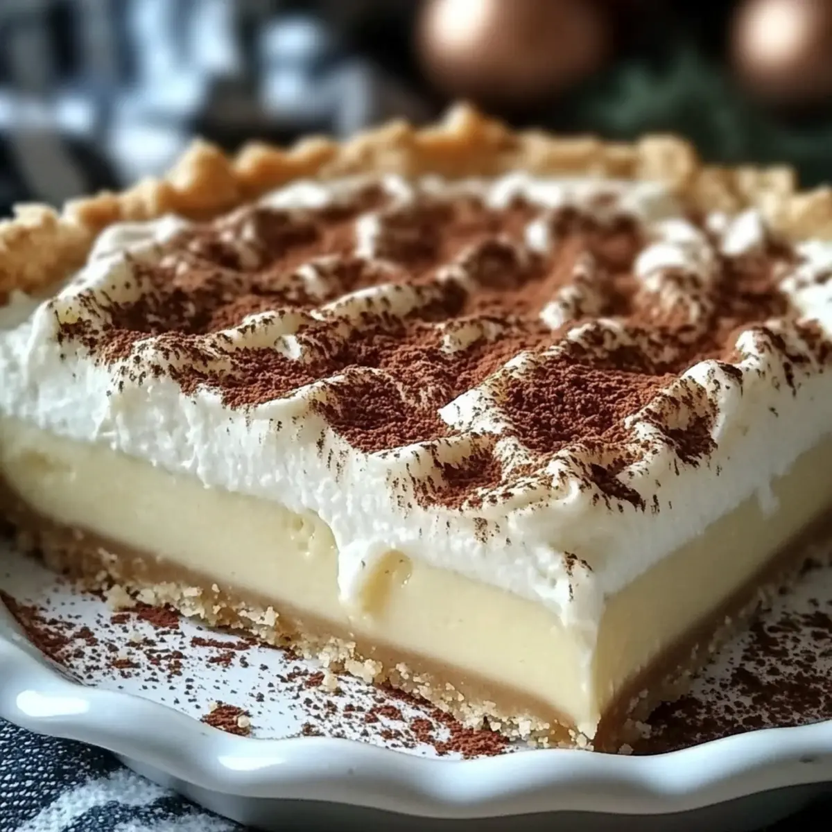Eggnog Pie