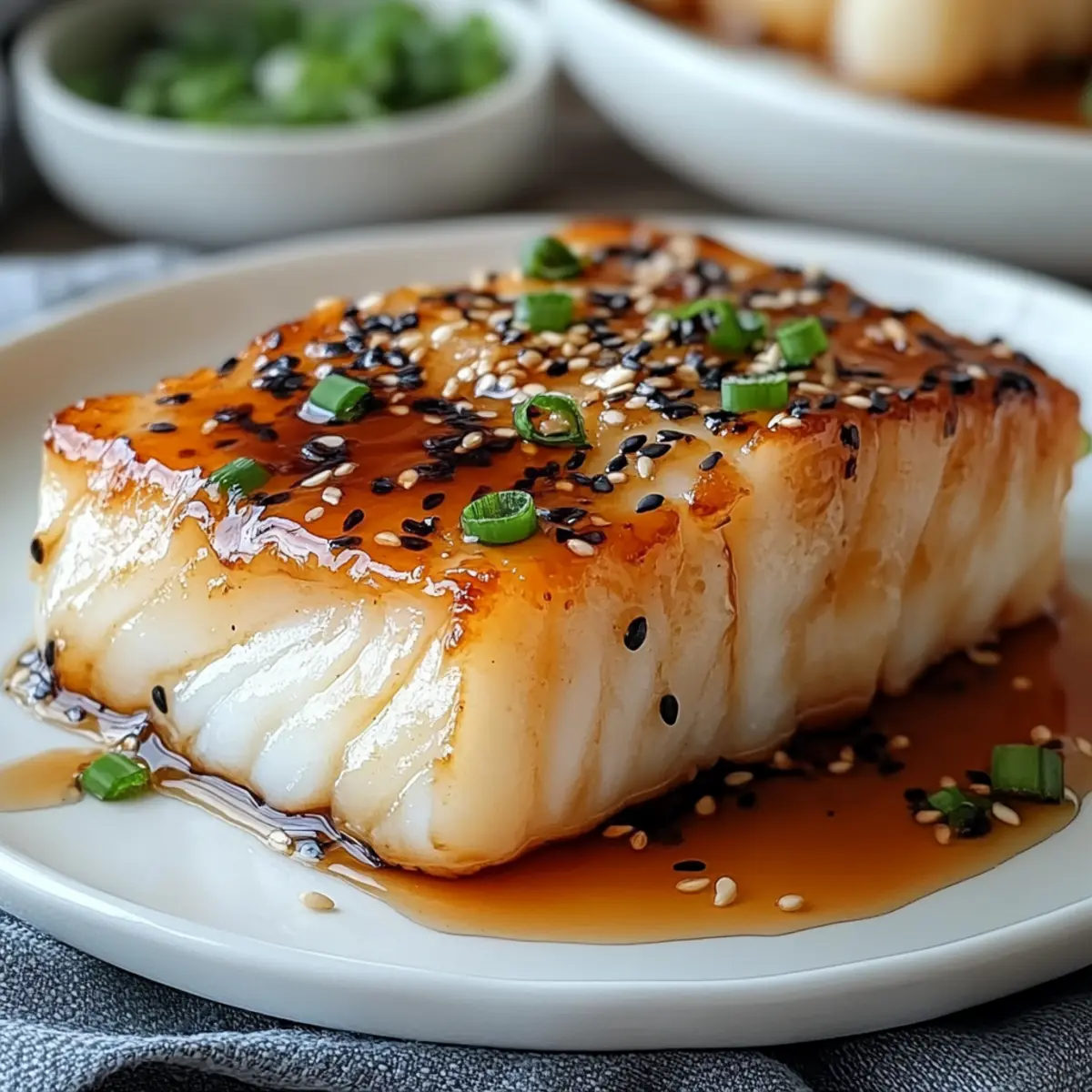 Miso Glazed Cod