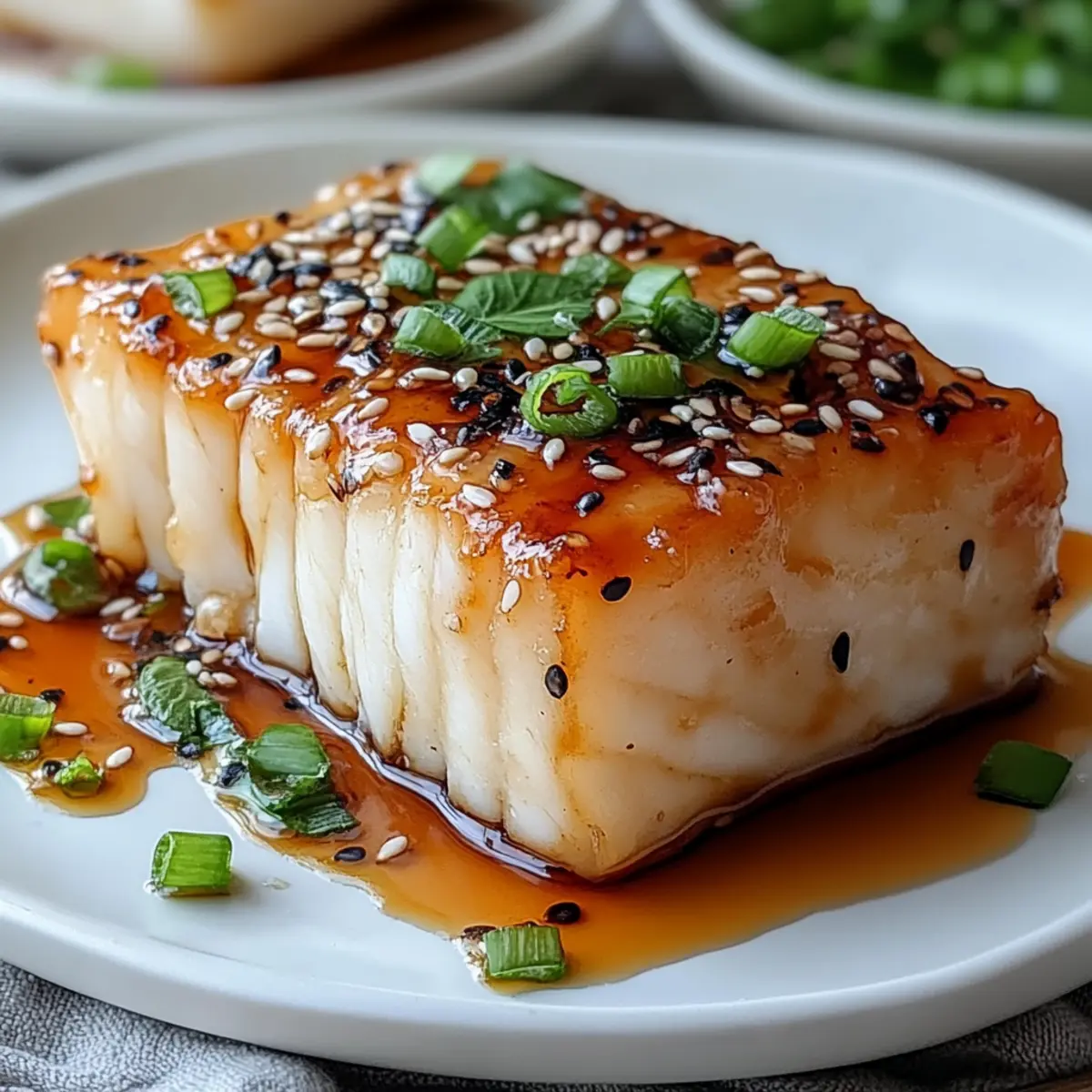 Miso Glazed Cod