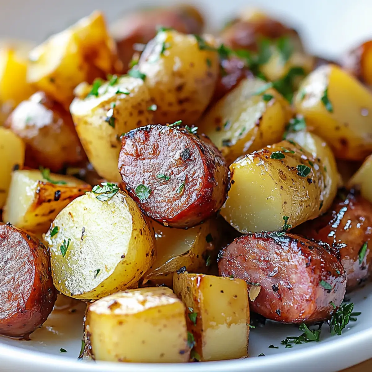 Savory Kielbasa and Potatoes