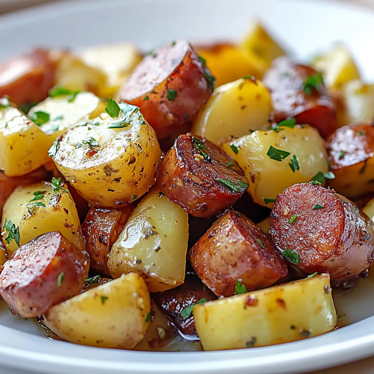 Savory Kielbasa and Potatoes