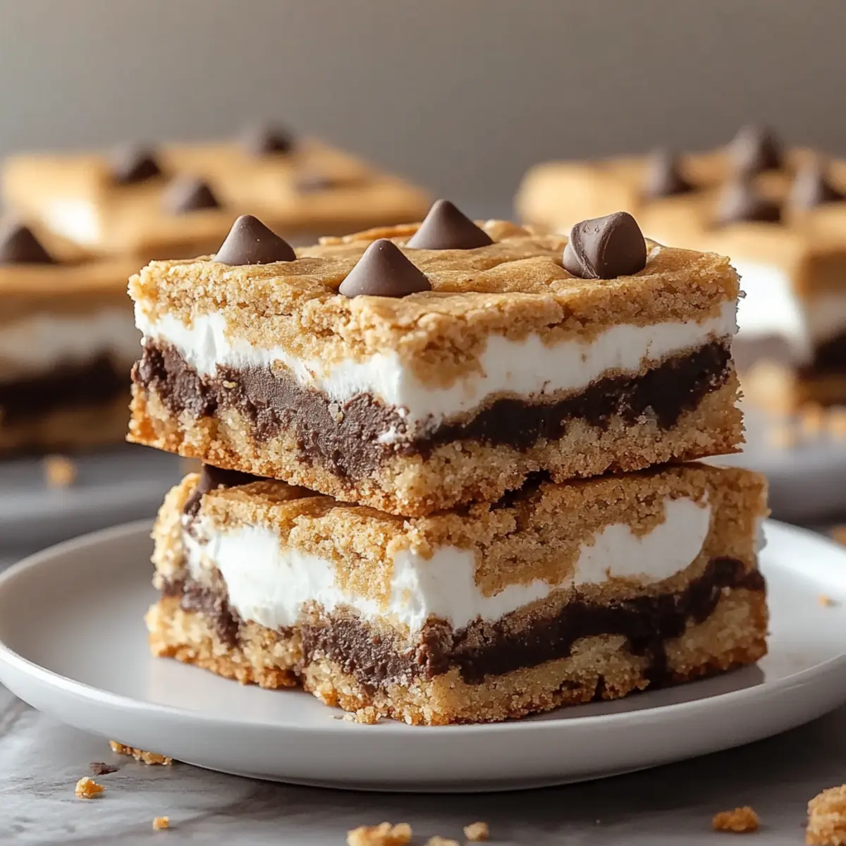 Smores Cookie Bars