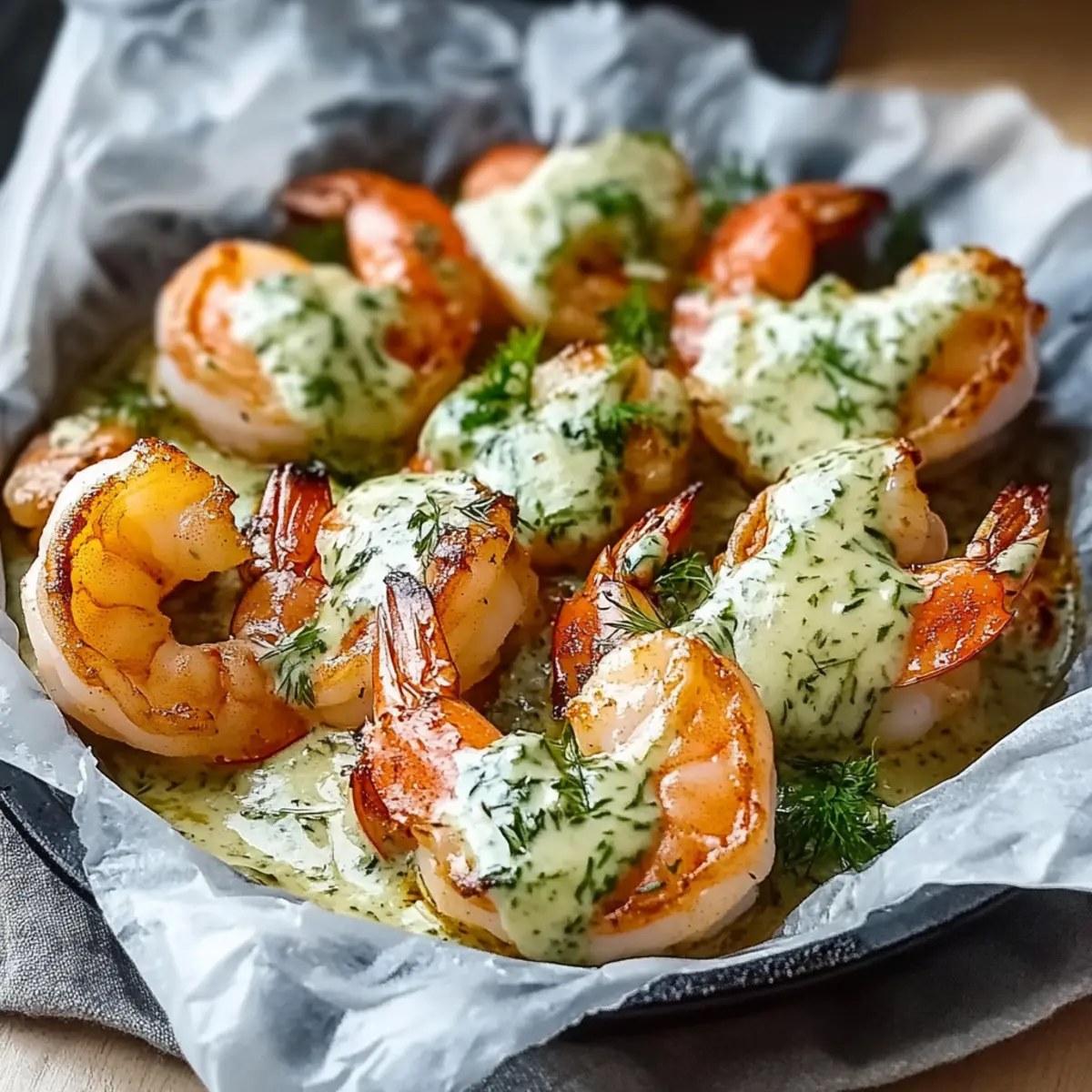 Zesty Garlic Butter Shrimp Skillet