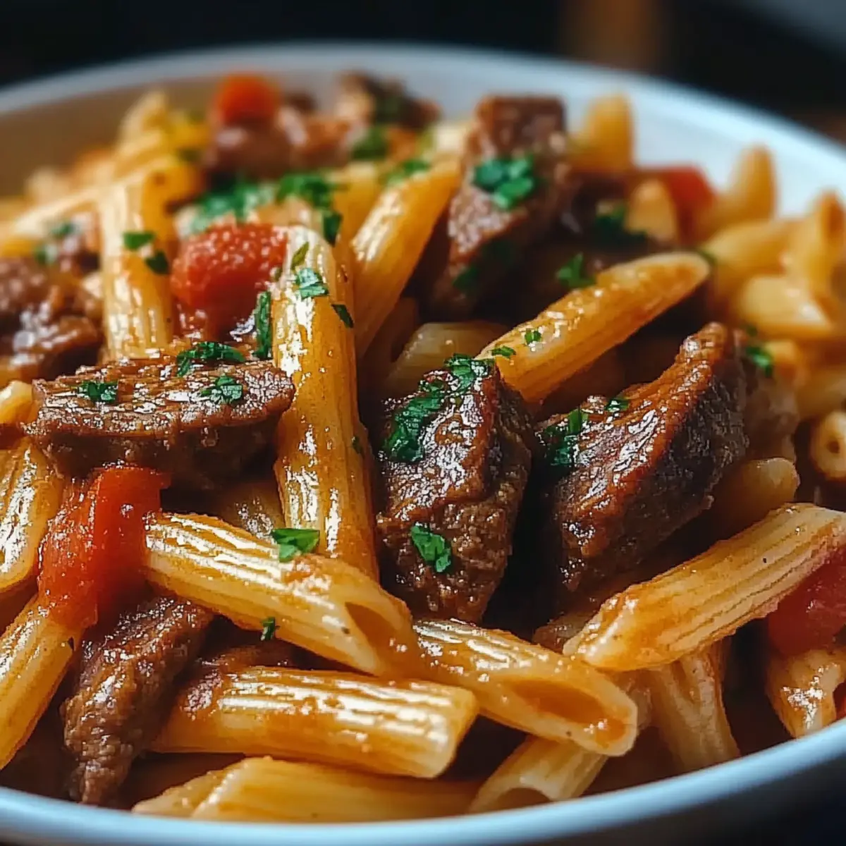 Zesty Steak Pasta