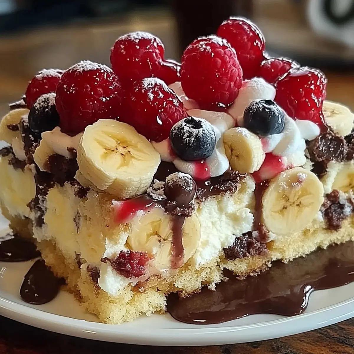 Banana Split Dump Cake